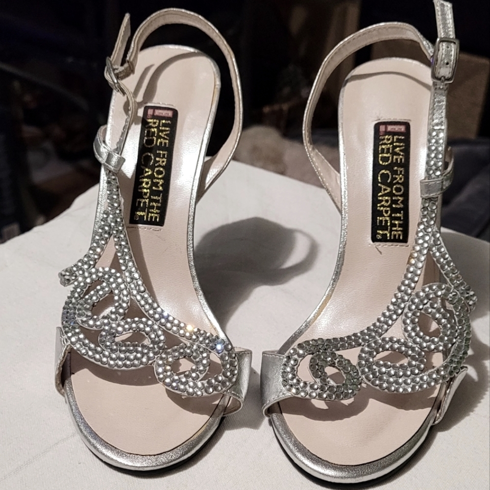 Silver Diamond Stilettos